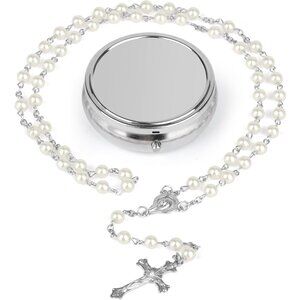 Beautifully Crafted Pearl Catholic Prayer Beads - Perfect Gift for All Occasions